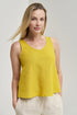 Image 8 of Sleeveless linen blouses features a loose fit design Kim from Baltic Linen